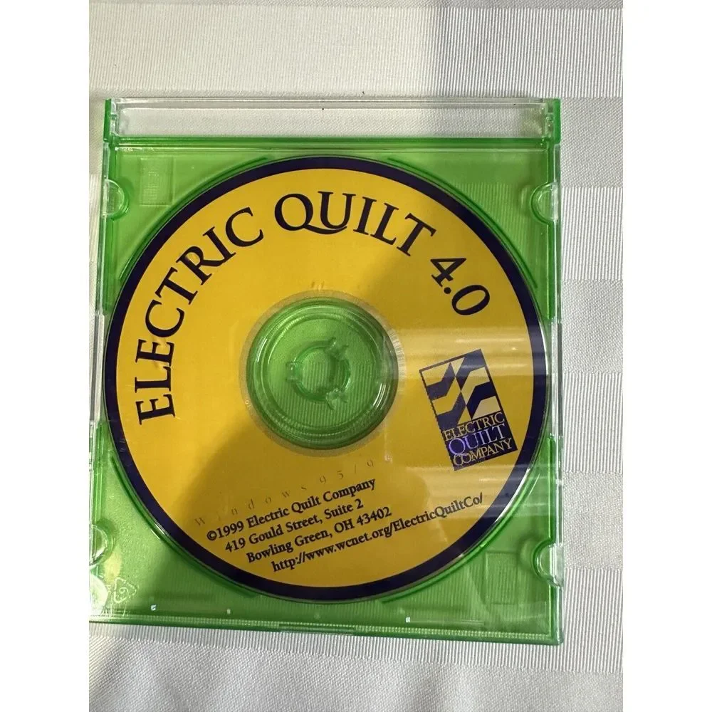 Electric Quilt 4, 4.5, And 5 Update Design Software CD's Only Win95/98 1991-2000